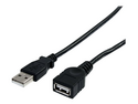 StarTech.com 91 cm svart USB 2.0-förlängningskabel A till A ? M/F