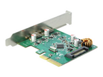 PCI Express x4 Card to 2 x external SuperSpeed USB 10 Gbps (USB 3.1 Gen 2) USB Type-C female