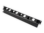 Rackpanel för kabelhantering (horisontell)
