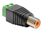 Adapter RCA female > Terminal Block