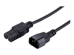 Strömkabel - IEC 60320 C15 till IEC 60320 C14