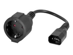 Strömkabel - CEE 7/4 till IEC 60320 C14