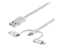 StarTech 1 m USB-multiladdningskabel