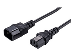 Strömkabel - power IEC 60320 C13 till IEC 60320 C14